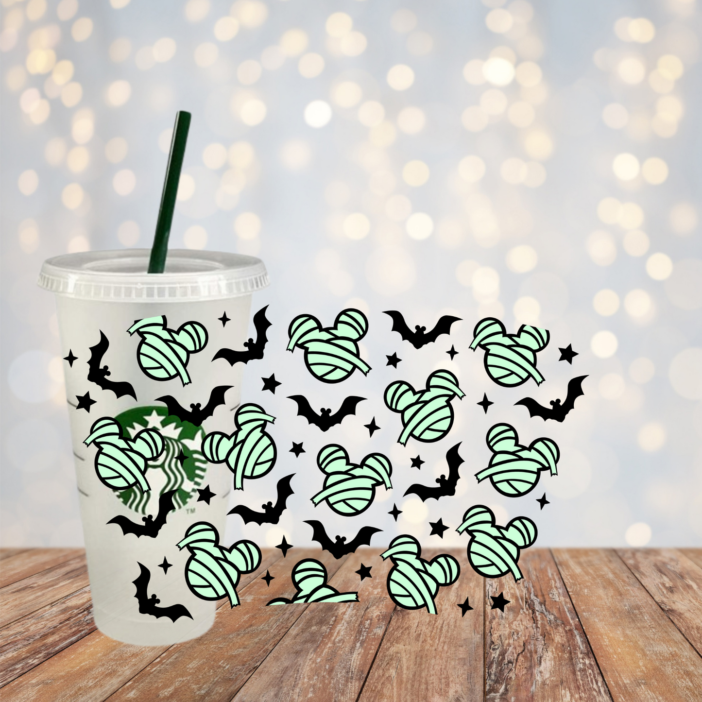 Green Mouse Pumpkin Cold Cup