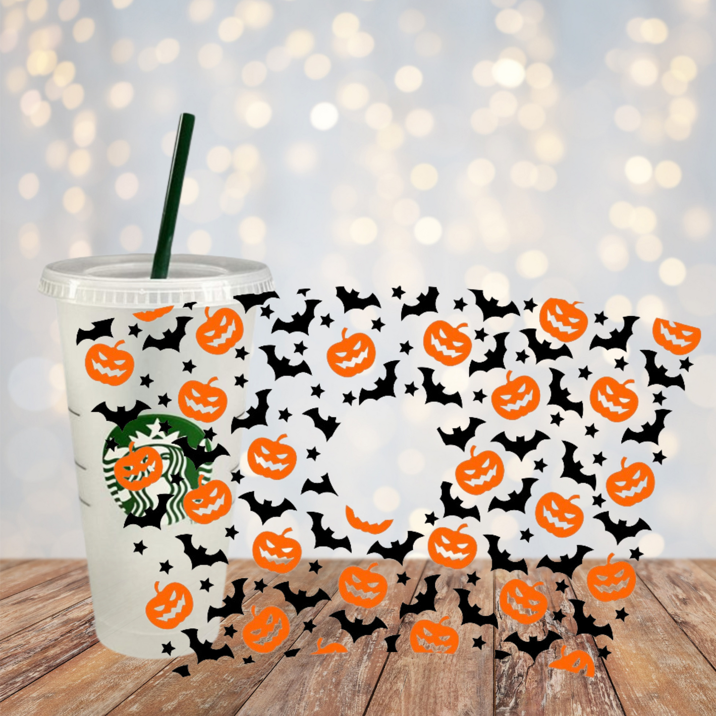 Halloween Pumpkin Cold Cup with Hole