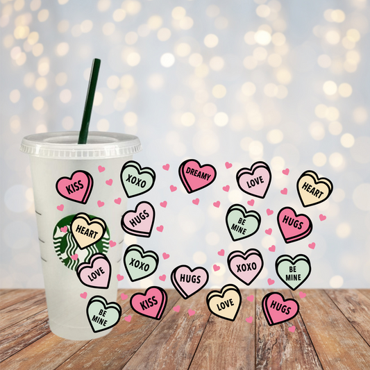 Hearts Cold Cup Wrap